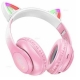 Бездротові накладні навушники HOCO W42 Cat ears BT headphones Cherry Blossom