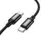 Кабель HOCO X91 Radiance 60W charging data cable for Type-C to Type-C(L3M) Black