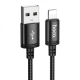 Кабель HOCO X91 Radiance charging data cable for iP(L3M) Black