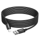 Кабель HOCO X91 Radiance charging data cable for iP(L3M) Black