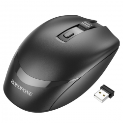 Маніпулятор миша BOROFONE BG7 Platinum 2.4G business wireless mouse Black