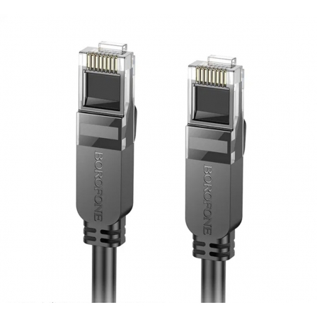 Мережевий кабель BOROFONE BUS01 Category 6 Gigabit network cable(L10M) Black