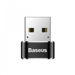 Адаптер Baseus USB Male To Type-C Female Adapter Converter Black