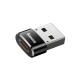 Адаптер Baseus USB Male To Type-C Female Adapter Converter Black