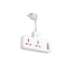 Мережевий подовжувач HOCO  AC12A Reise 2-position expansion socket(PD30W/1C3A) (8.5 cm) White