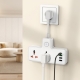 Мережевий подовжувач HOCO  AC12A Reise 2-position expansion socket(PD30W/1C3A) (8.5 cm) White