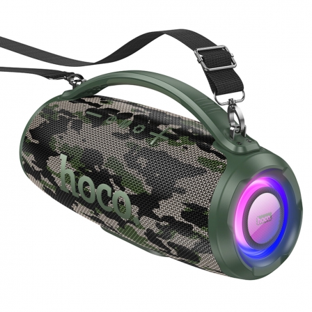 Портативна колонка HOCO HA4 Surge outdoor BT speaker, 20W*2, Camouflage Green