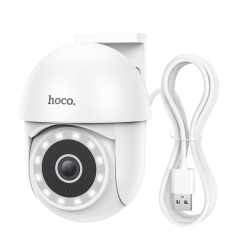 IP-камера відеоспостереження HOCO D2 Outdoor PTZ HD camera White