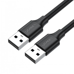 Кабель UGREEN US102 USB 2.0 A Male to A Male Cable 1m (Black)(10309)