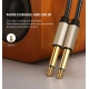 Аудіокабель UGREEN AV128 6.5mm  Male to Male Audio Cable Gray 2m(UGR-10638)