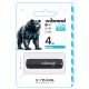 Флеш-накопичувач Wibrand USB 2.0 Grizzly 4Gb Black