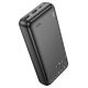 Зовнішній акумулятор HOCO J123A Element power bank(20000mAh) Black