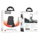 Автотримач для телефона HOCO H33 Cheetah magnetic car holder(center console) Black