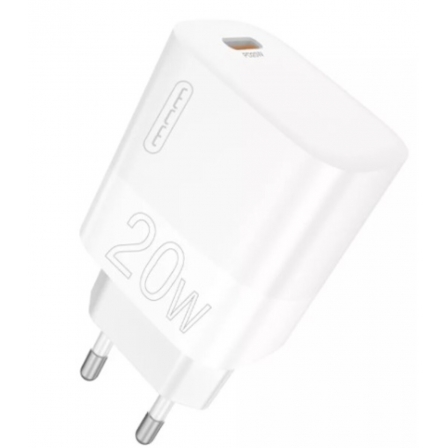 Мережевий зарядний пристрій WUW-C196 1Type-C PD20W white