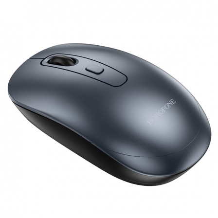 Маніпулятор миша BOROFONE BG13 Winner 2.4G business wireless mouse Black Metal Gray