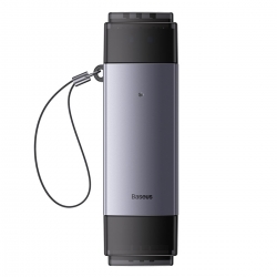 USB-хаб Baseus Lite Series USB-A & Type-C  to SD/TF Card Reader  Grey