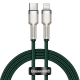 Кабель Baseus Cafule Series Metal Data Cable Type-C to iP PD 20W 1m Green