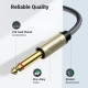 Аудіокабель UGREEN 3.5mm TRS to Dual 6.35mm TS Audio Cable 1m (Gray)
