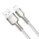 Кабель Baseus Cafule Series Metal Data Cable USB to IP 2.4A 1m White