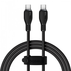Кабель Baseus Pudding Series Fast Charging Cable Type-C to Type-C 100W 1.2m Cluster Black