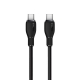 Кабель Baseus Pudding Series Fast Charging Cable Type-C to Type-C 100W 1.2m Cluster Black