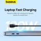 Кабель Baseus Pudding Series Fast Charging Cable Type-C to Type-C 100W 1.2m Cluster Black