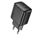 Мережевий зарядний пристрій HOCO CS24A Puerto single-port PD25W charger (EU) Black