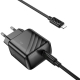 Мережевий зарядний пристрій HOCO CS24A Puerto single-port PD25W charger set (C to iP)(EU) Black