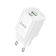 Мережевий зарядний пристрій HOCO C149A Charm PD30W+QC3.0 charger (EU) White