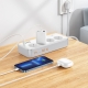 Мережевий подовжувач HOCO AC22 Sunlight 4-bit (PD30W/1C3A) desktop socket (EU/GER) (1.5 m) White