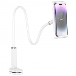 Тримач для смартфона / планшета Hoco HD10 Bamboo Lazy Stand White