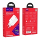 Мережевий зарядний пристрій HOCO C80A Rapido PD20W+QC3.0 charger(EU) White