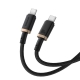 Кабель Baseus Dura Series Fast Charging Cable Type-C to Type-C 100W 1m Gold+Black