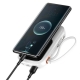 Зовнішній акумулятор Baseus Qpow Pro Digital Display Fast Charge Power Bank 10000mAh 20W iP Edition White（With: Simple charging