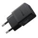Мережевий зарядний пристрій Baseus Palm Fast Charger 1C 20W EU Cluster Black (with Baseus Mini White Cable USB-C to USB-C 60W (2