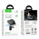 АЗП з FM-модулятором HOCO E86 Alegria 48W dual port PD30W+QC3.0 car BT FM transmitter Black