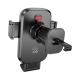 Автотримач для телефона HOCO H78 Vista push-type car holder (air outlet) Black Metal Gray