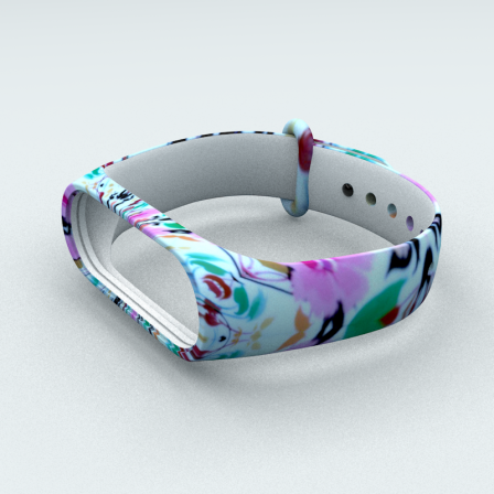 

Ремешок Xiaomi Mi Band 3 и Mi Band 4 Flowers