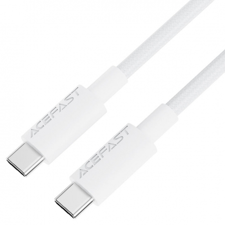 Кабель ACEFAST C18-03 USB-C to USB-C braid charging data cable White