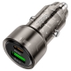 Автомобільний зарядний пристрій HOCO Z52 Spacious PD38W (1C1A) car charger Transparent Black