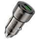 Автомобільний зарядний пристрій HOCO Z52 Spacious PD38W (1C1A) car charger Transparent Black