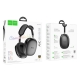 Бездротові накладні навушники HOCO W55 Plus Happiness ANC noise reduction BT headphones Deep Space Gray
