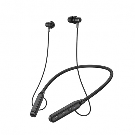 Бездротові спортивні навушники HOCO ES74 Refinado neck-mounted BT earphones Black
