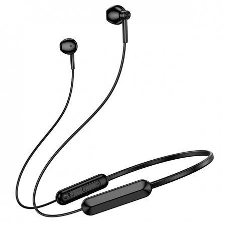 Бездротові спортивні навушники BOROFONE BE70 Light neck-hanging BT earphones obsidian black