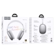 Бездротові накладні навушники HOCO W65 Plus Happy ANC BT headphones Silver
