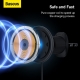 Автотримач для телефона з БЗП Baseus CW01 Magnetic Wireless Charging Car Mount Air Vent Version 15W Cluster Black