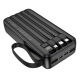 Зовнішній акумулятор BOROFONE BJ76A Smart power bank with 4 cables(20000mAh) Black