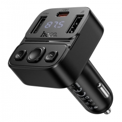 АЗП з FM-модулятором HOCO E87 Delta 35W(1A1C) car BT FM transmitter