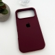 Чохол для смартфона Silicone Full Case AA Open Cam for Apple iPhone 17 Pro 35,Maroon