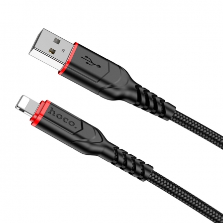 Кабель Hoco X59 Victory charging data cable iP(L2M) Black